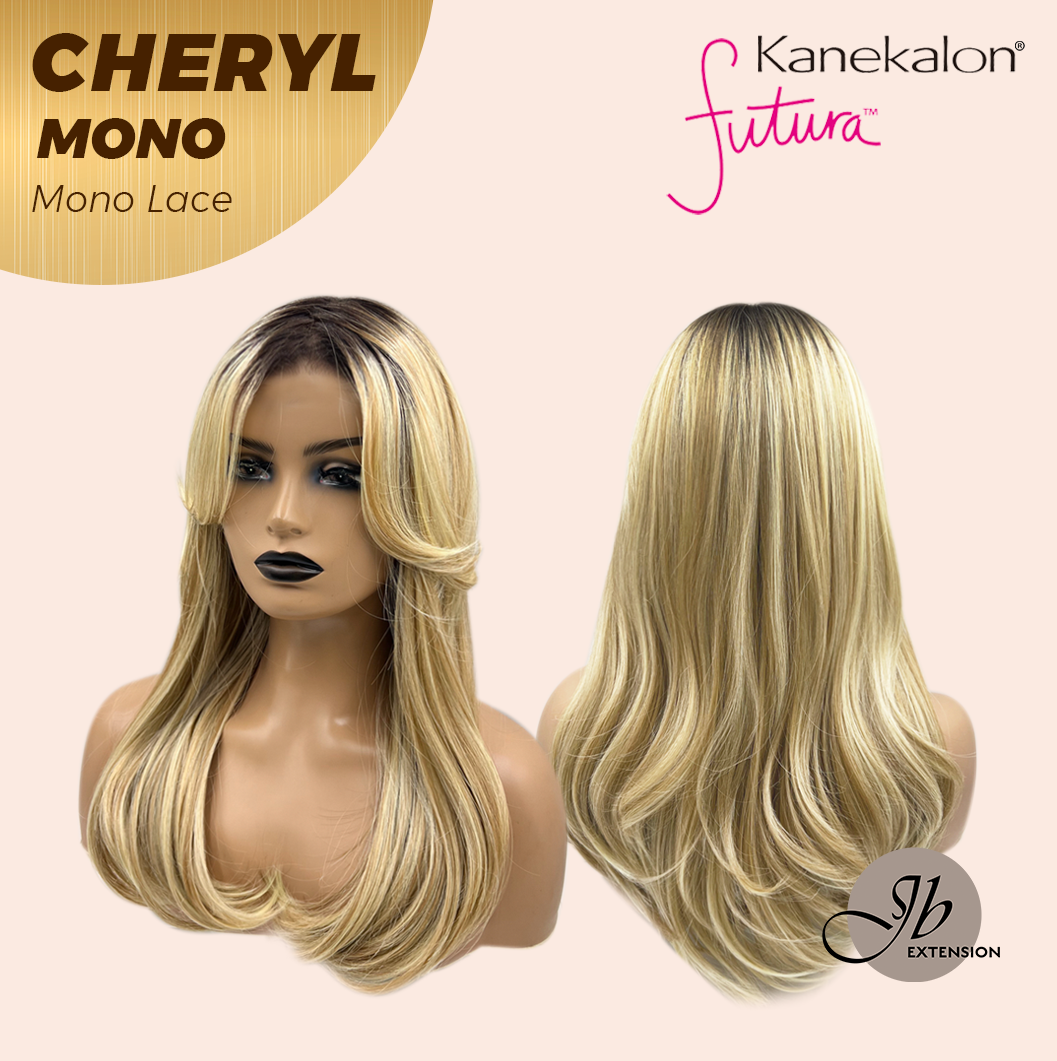 [FINAL SALE] JBEXTENSION CHERYL MONO Monofilament Handmade Wig 6X5 Full Monofilament Hand Tied Top Wig 22 Inches Blonde Mono Lace Wig With Anti-slip Silicone Strips Glueless Wig CHERYL MONO【BENDY EAR TABS】