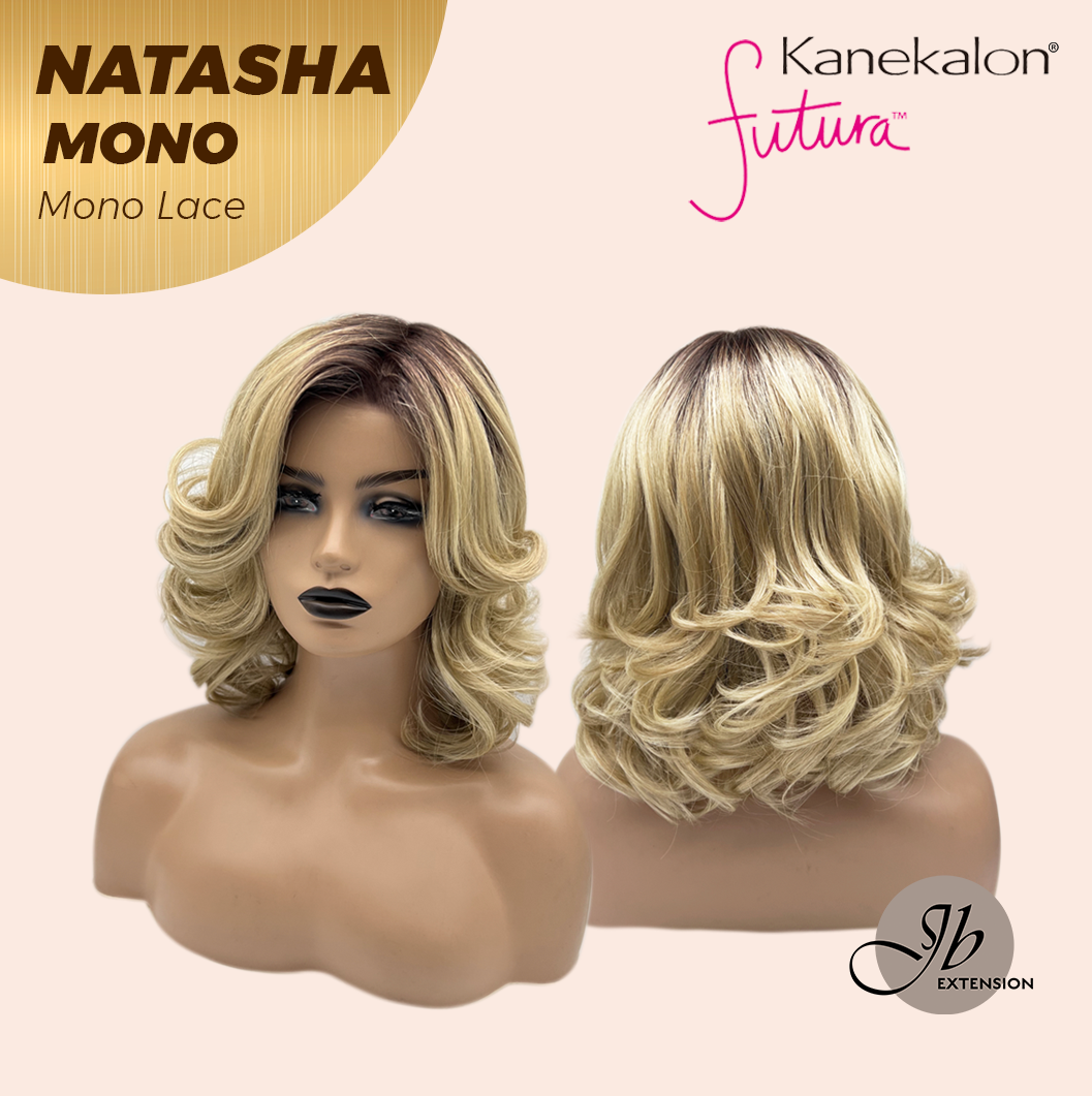 [FINAL SALE] JBEXTENSION NATASHA MONO Monofilament Handmade Wig 6X5 Full Monofilament Hand Tied Top Wig 12 Inches Honey Blonde Mono Lace Wig Glueless Wig NATASHA MONO【BENDY EAR TABS】