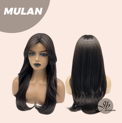 [FINAL SALE] JBEXTENSION 24 Inches Midnight Brown( Black/Brown) Curly Wig MULAN