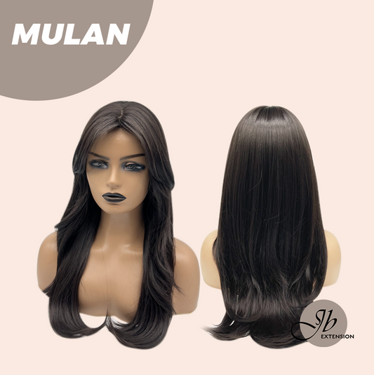 [FINAL SALE] JBEXTENSION 24 Inches Midnight Brown( Black/Brown) Curly Wig MULAN