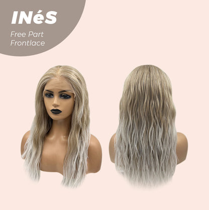 [FINAL SALE] JBEXTENSION 22 Inches Peach Blonde Body Wave Pre-Cut Free Part Frontlae Glueless Wig INéS