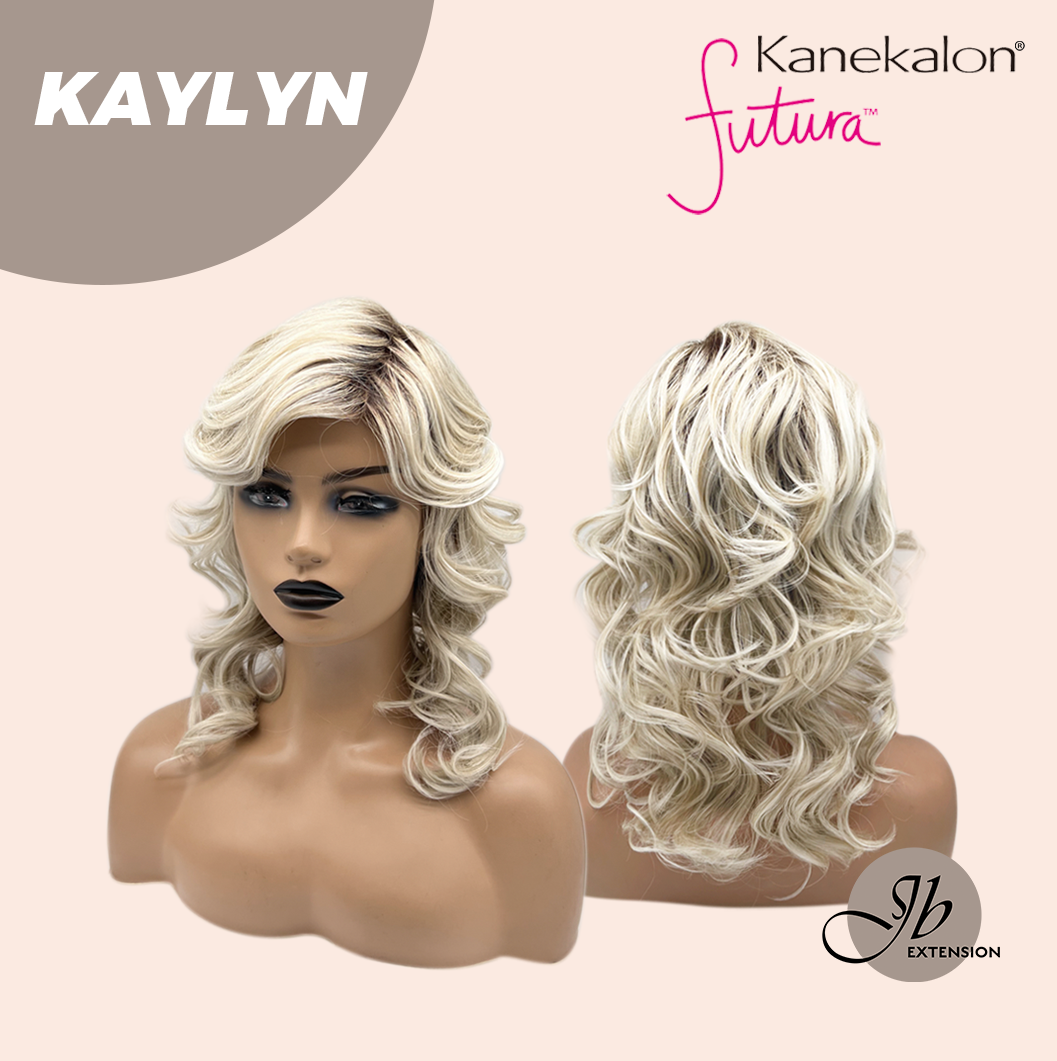 [FINAL SALE] JBEXTENSION 15 Inches Blonde Curly Women Fashion Full Machine Wig KAYLYN【PLUS PERMATEASE】【BENDY EAR TABS】