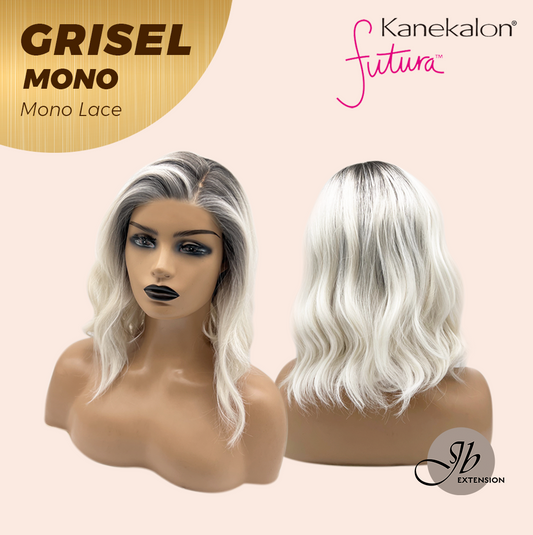 [FINAL SALE] JBEXTENSION GRISEL MONO Monofilament Handmade Wig 6X5 Full Monofilament Hand Tied Top Wig 13 Inches Platinum Blonde Mono Lace Wig With Anti-slip Silicone Strips Glueless Wig GRISEL MONO【BENDY EAR TABS】