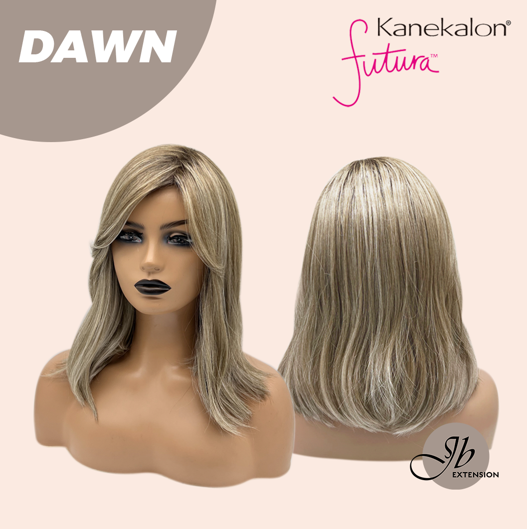 [FINAL SALE] JBEXTENSION 14 Inches Ash Grey Women Fashion Full Machine Wig DAWN【PLUS PERMATEASE】【BENDY EAR TABS】
