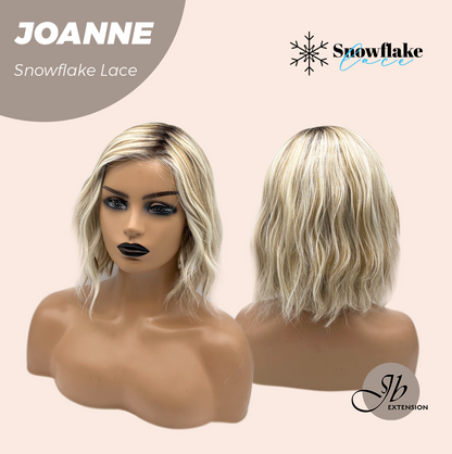 [PRE-ORDER] JBEXTENSION 11 Inches Mix Blonde Pre-Cut Side Part Snowflake Lace Frontlace Glueless Wig JOANNE【BENDY EAR TABS】