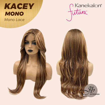 HOT OF SEASON - KACEY MONO Monofilament Handmade Wig 6X5 Full Monofilament Hand Tied Top Wig 27 Inches Copper Mono Lace Wig With Anti-slip Silicone Strips Glueless Wig KACEY MONO【BENDY EAR TABS】