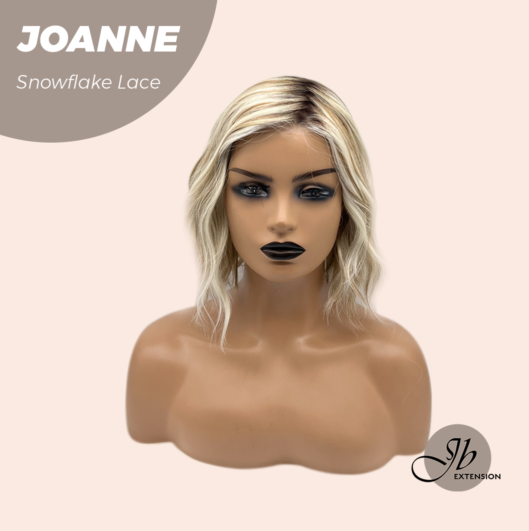 [PRE-ORDER] JBEXTENSION 11 Inches Mix Blonde Pre-Cut Side Part Snowflake Lace Frontlace Glueless Wig JOANNE【BENDY EAR TABS】