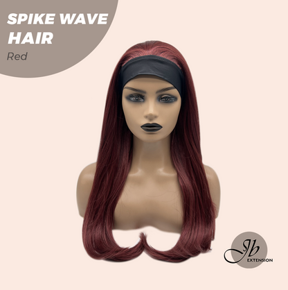 JBEXTENSION 24 Inches Long Wave Red Headband Wig SPIKE WAVE - RED