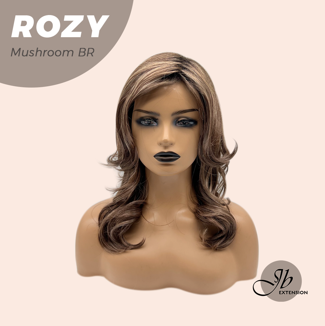 [FINAL SALE] JBEXTENSION 17 Inches Mushroom Brown Curly Women Fashion Full Machine Wig ROZY MUSHROOM BROWN【PLUS PERMATEASE】【BENDY EAR TABS】