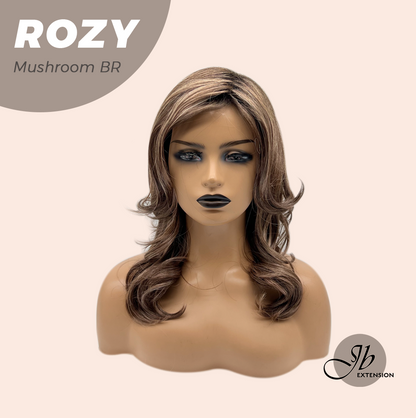 [FINAL SALE] JBEXTENSION 17 Inches Mushroom Brown Curly Women Fashion Full Machine Wig ROZY MUSHROOM BROWN【PLUS PERMATEASE】【BENDY EAR TABS】