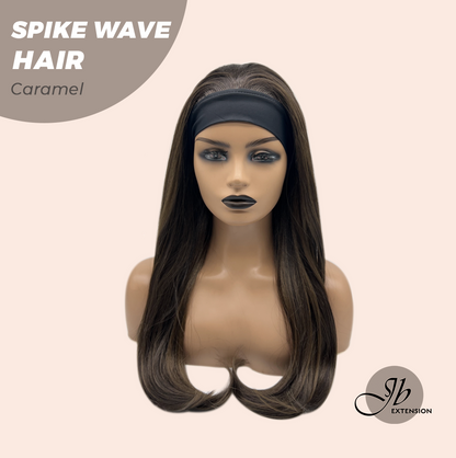 JBEXTENSION 24 Inches Long Wave Caramel Headband Wig SPIKE WAVE - CARAMEL