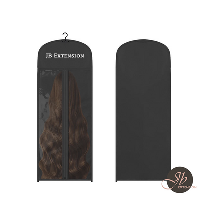 JBEXTENSION Hair Extensions Bag with Wig Holder Hanger Bag Wig Storage Bag Dust-proof Protection Waterproof Wig Bag