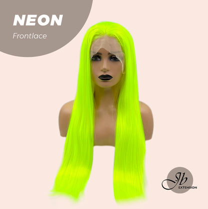 [FINAL SALE] JBEXTENSION 26 Inches Neon Color Frontlace Glueless Wig NEON (FREE PARTING)