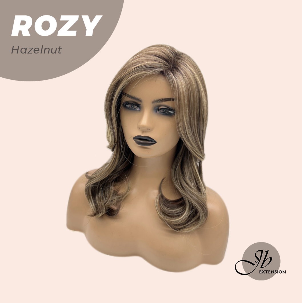 [FINAL SALE] JBEXTENSION 17 Inches Hazelnut Curly Women Fashion Full Machine Wig ROZY HAZELNUT【PLUS PERMATEASE】【BENDY EAR TABS】