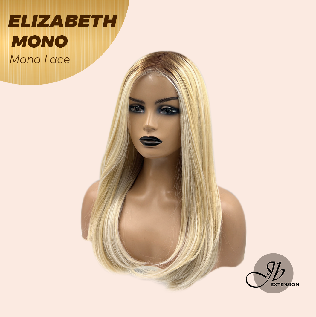 [FINAL SALE] JBEXTENSION ELIZABETH MONO Monofilament Handmade Wig 6X5 Full Monofilament Hand Tied Top Wig 20 Inches Sandy Blonde Mono Lace Wig With Anti-slip Silicone Strips Glueless Wig ELIZABETH MONO【BENDY EAR TABS】