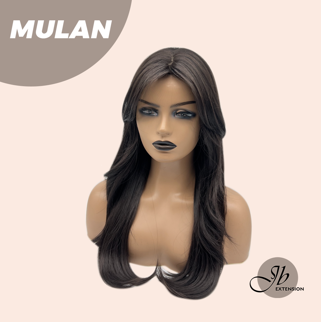 [FINAL SALE] JBEXTENSION 24 Inches Midnight Brown( Black/Brown) Curly Wig MULAN