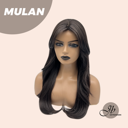 [FINAL SALE] JBEXTENSION 24 Inches Midnight Brown( Black/Brown) Curly Wig MULAN
