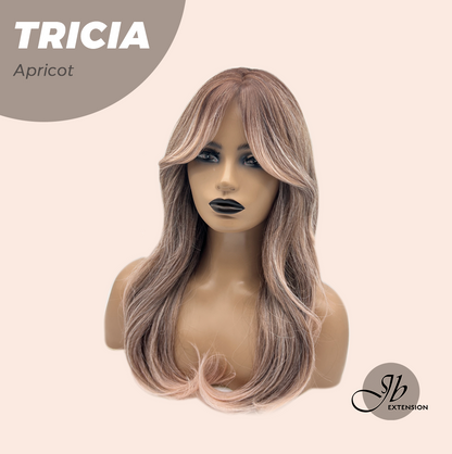 JBEXTENSION 23 Inches Curly Apricot Wig TRICIA APRICOT