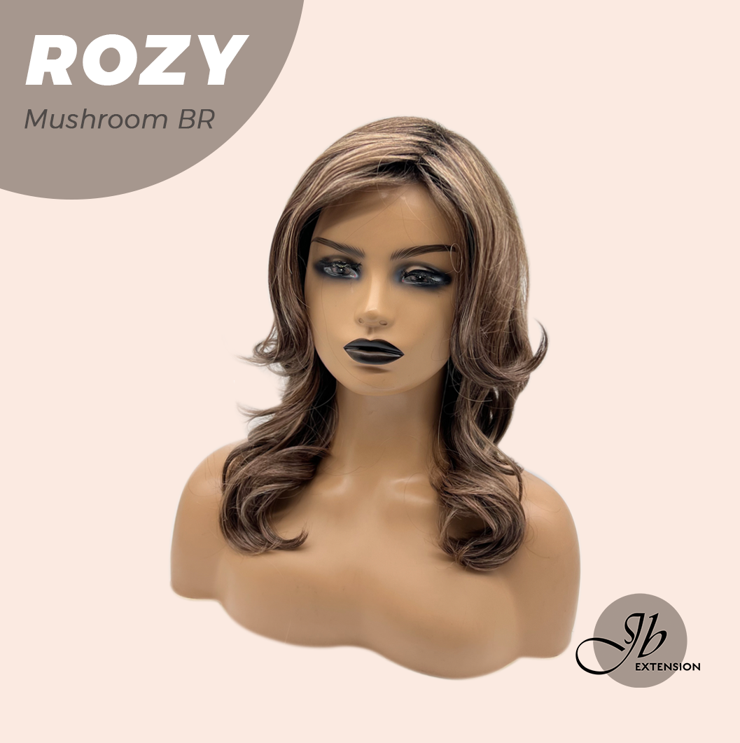 [FINAL SALE] JBEXTENSION 17 Inches Mushroom Brown Curly Women Fashion Full Machine Wig ROZY MUSHROOM BROWN【PLUS PERMATEASE】【BENDY EAR TABS】
