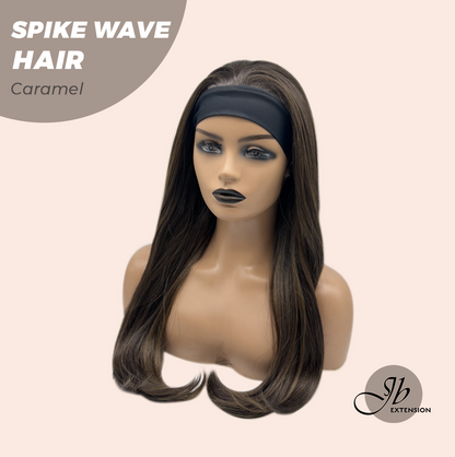 JBEXTENSION 24 Inches Long Wave Caramel Headband Wig SPIKE WAVE - CARAMEL