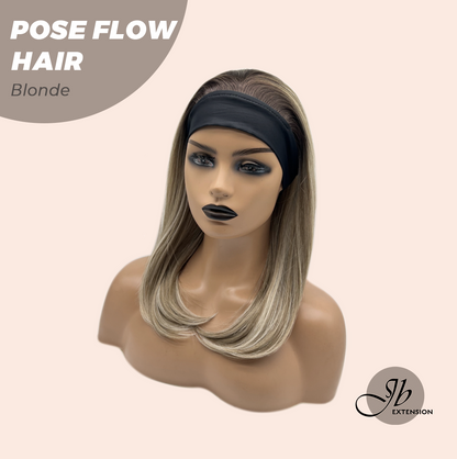JBEXTENSION 18 Inches Blonde Headband Wig POSE FLOW HAIR - BLONDE