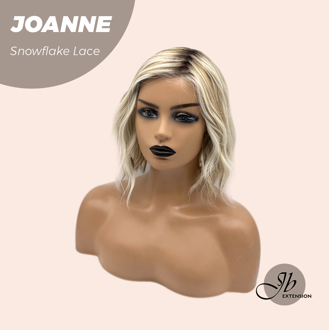 [PRE-ORDER] JBEXTENSION 11 Inches Mix Blonde Pre-Cut Side Part Snowflake Lace Frontlace Glueless Wig JOANNE【BENDY EAR TABS】