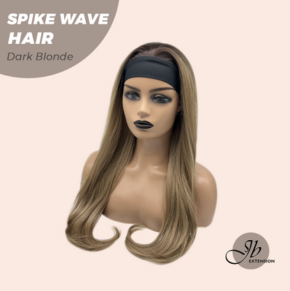 JBEXTENSION 24 Inches Long Wave Dark Blonde Headband Wig SPIKE WAVE - DARK BLONDE