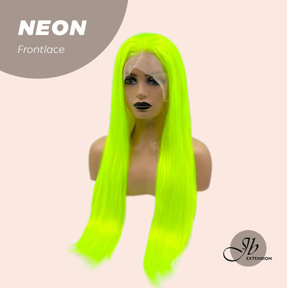 [FINAL SALE] JBEXTENSION 26 Inches Neon Color Frontlace Glueless Wig NEON (FREE PARTING)