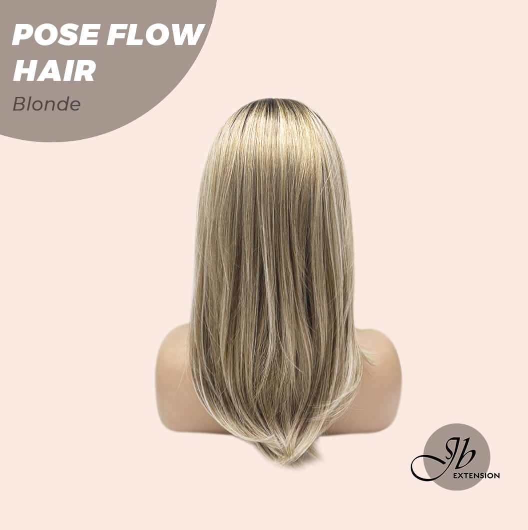 JBEXTENSION 18 Inches Blonde Headband Wig POSE FLOW HAIR - BLONDE