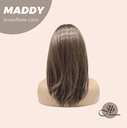 [FINAL SALE] JBEXTENSION 18 Inches Pine Cones Pre-Cut Snowflake Lace Frontlace Glueless Wig MADDY SNOWFLAKE【PERMATEASE】【BENDY EAR TABS】- M/L