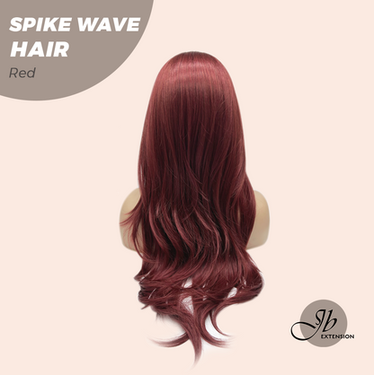 JBEXTENSION 24 Inches Long Wave Red Headband Wig SPIKE WAVE - RED