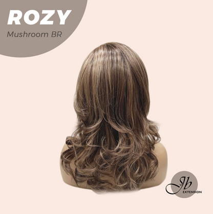 [FINAL SALE] JBEXTENSION 17 Inches Mushroom Brown Curly Women Fashion Full Machine Wig ROZY MUSHROOM BROWN【PLUS PERMATEASE】【BENDY EAR TABS】