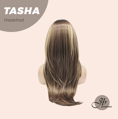 JBEXTENSION 24 Inches Wolf Cut Hazelnut Women Wig with Bangs TASHA HAZELNUT