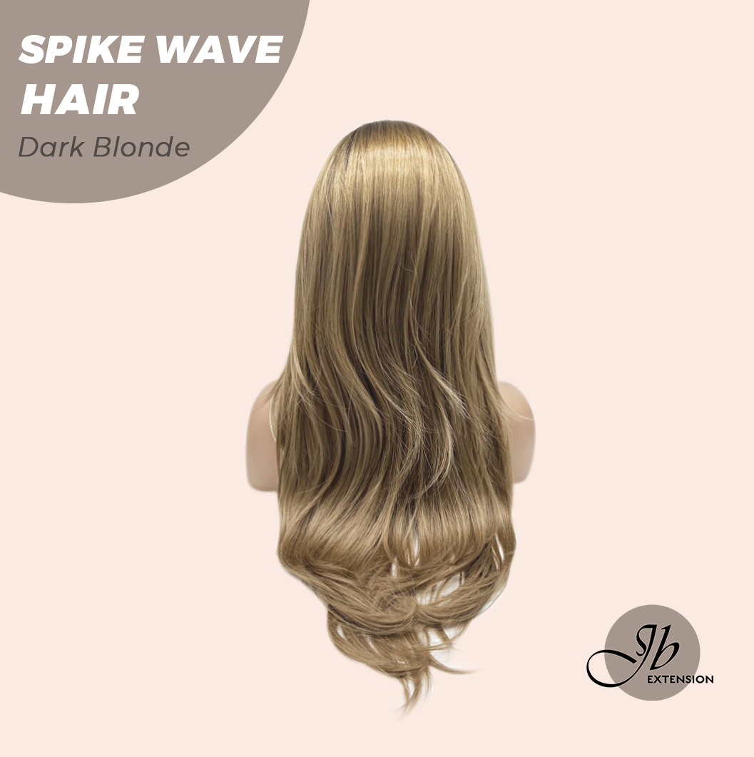 JBEXTENSION 24 Inches Long Wave Dark Blonde Headband Wig SPIKE WAVE - DARK BLONDE