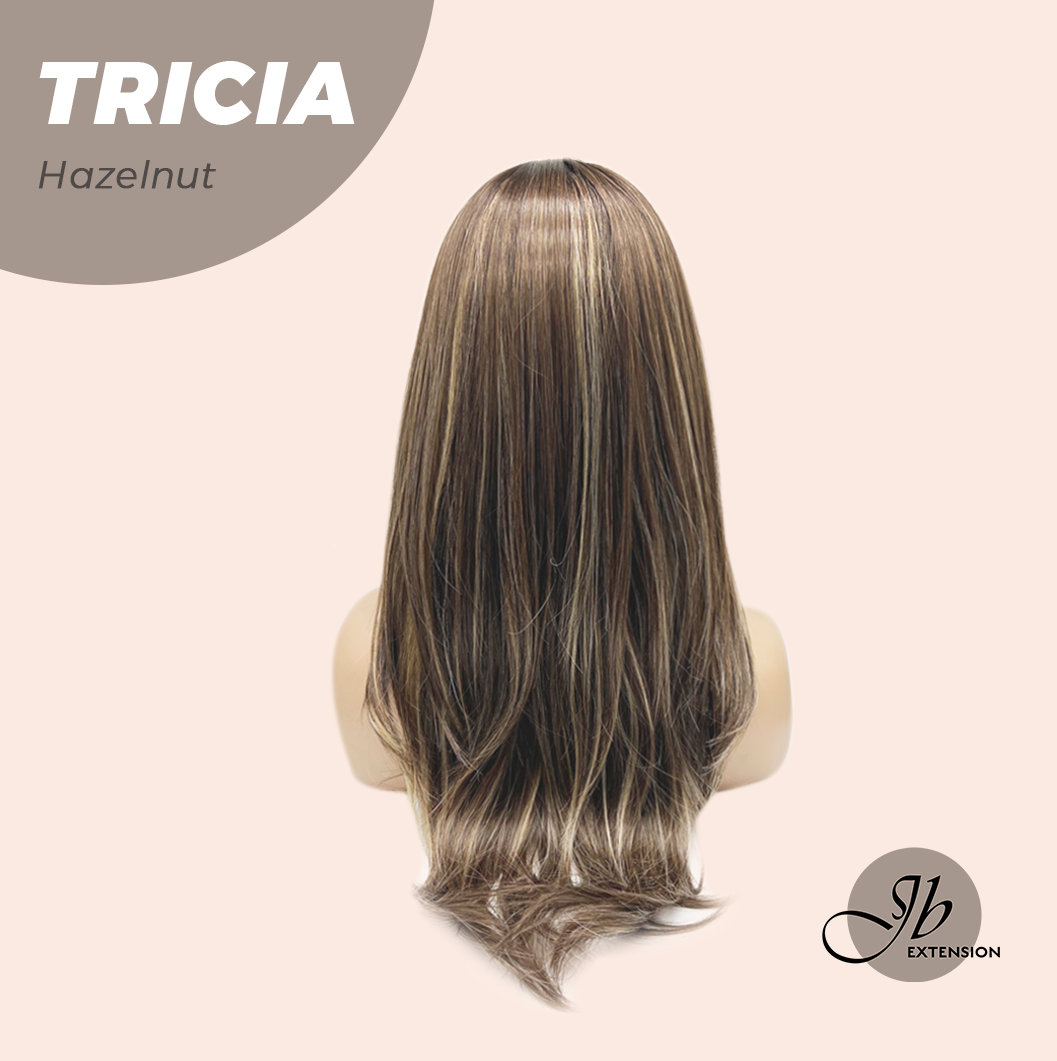 JBEXTENSION 23 Inches Curly Hazelnut Wig TRICIA HAZELNUT