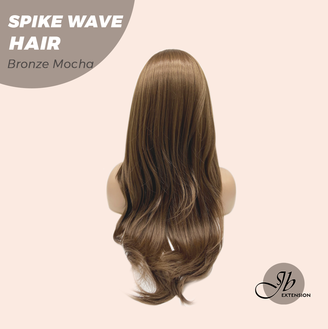 JBEXTENSION 24 Inches Long Wave Bronze Mocha Headband Wig SPIKE WAVE - BRONZE MOCHA