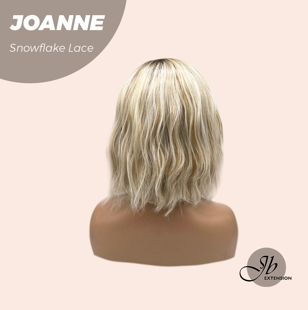 [PRE-ORDER] JBEXTENSION 11 Inches Mix Blonde Pre-Cut Side Part Snowflake Lace Frontlace Glueless Wig JOANNE【BENDY EAR TABS】