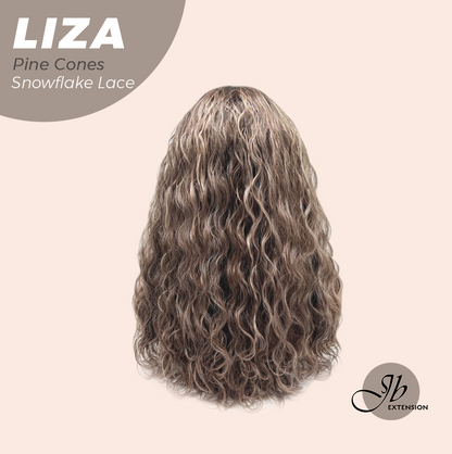 [PRE-ORDER] JBEXTENSION 19 Inches Deep Curly Pine Cones Pre-Cut Snowflake Lace Frontlace Glueless Wig LIZA SNOWFLAKE PINE CONES【PERMATEASE】【BENDY EAR TABS】