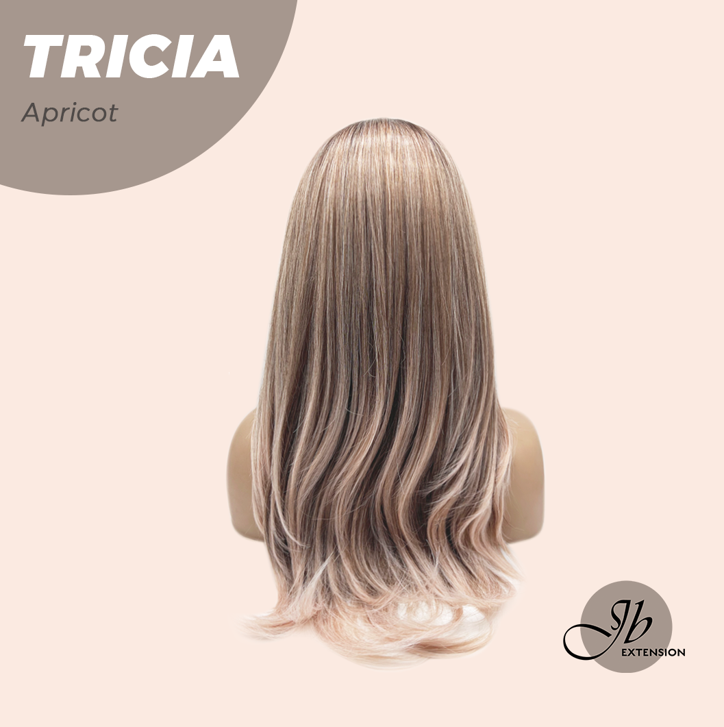 JBEXTENSION 23 Inches Curly Apricot Wig TRICIA APRICOT