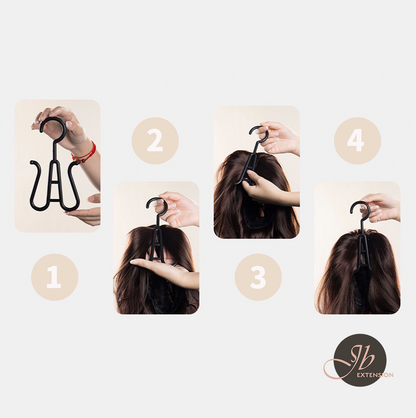 JBEXTENSION Hair Extensions Bag with Wig Holder Hanger Bag Wig Storage Bag Dust-proof Protection Waterproof Wig Bag