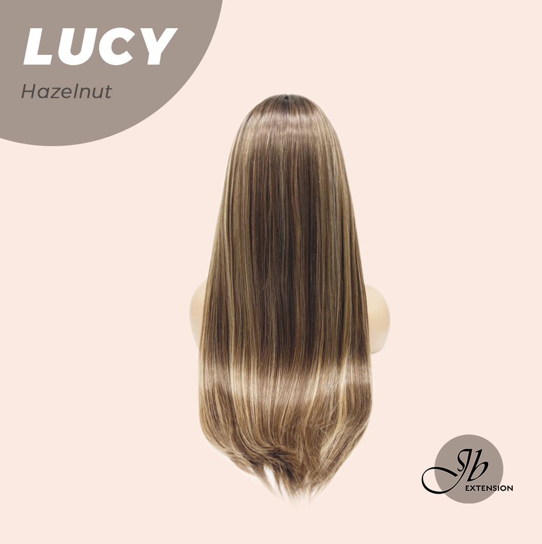JBEXTENSION 24 Inches Hazelnut Wig With Bangs LUCY HAZELNUT