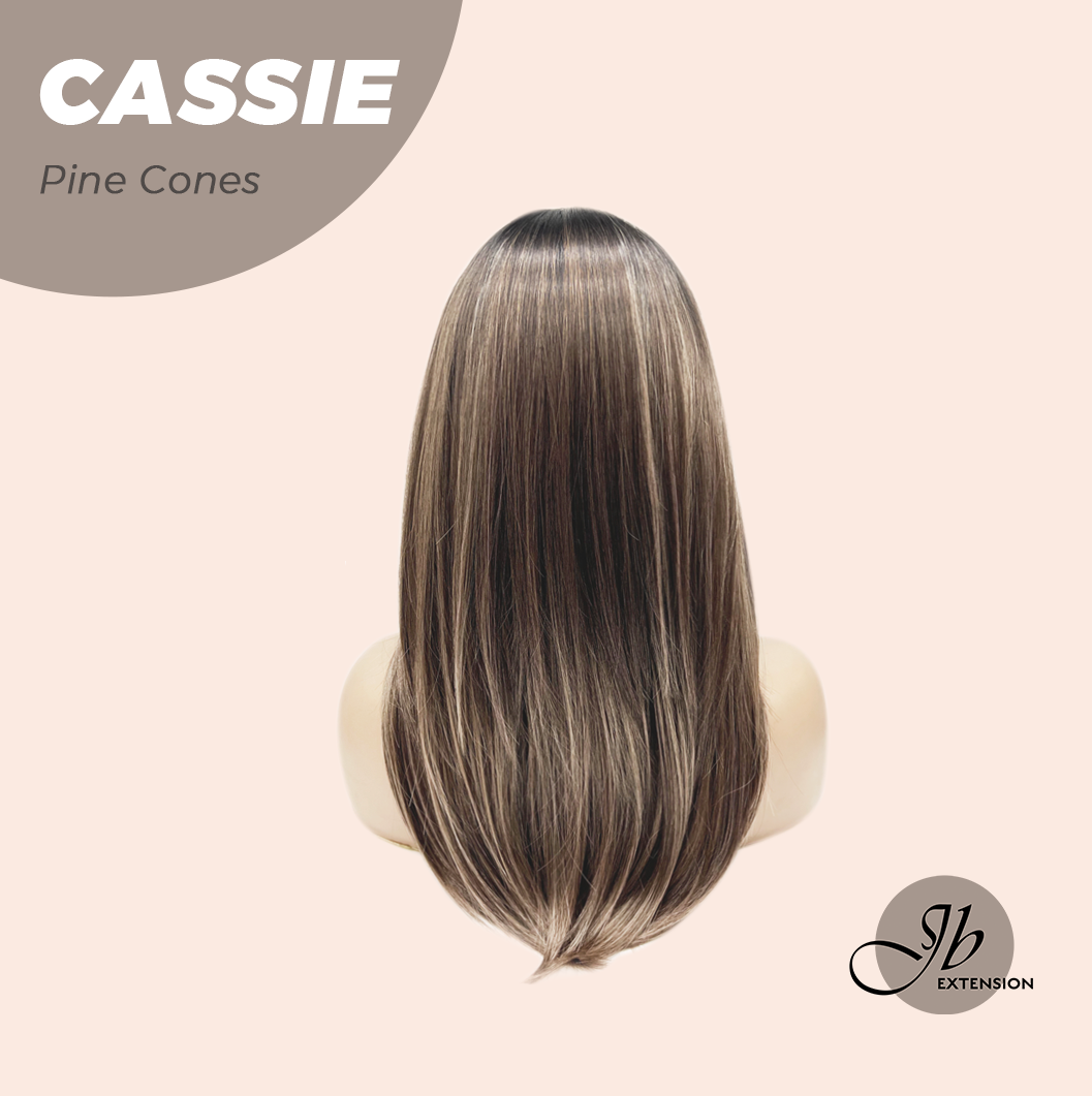 JBEXTENSION 19 Inches Long Pine Cones Wig with Bangs CASSIE PINE CONES