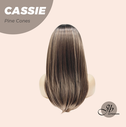 JBEXTENSION 19 Inches Long Pine Cones Wig with Bangs CASSIE PINE CONES
