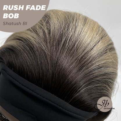 JBEXTENSION 12 Inches Short Hair Shatush Blonde Headband Wig RUSH FADE BOB - SHATUSH BLONDE