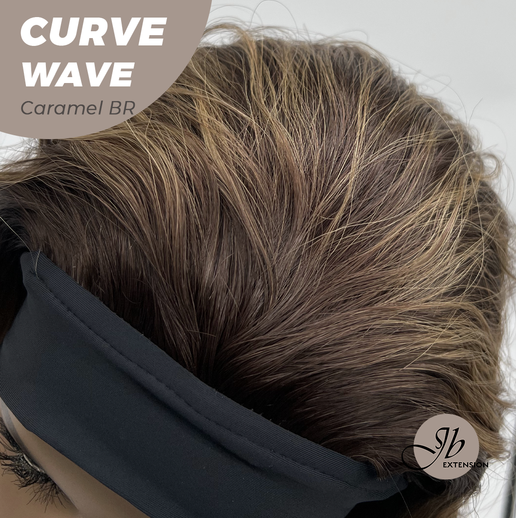 JBEXTENSION 26 Inches Long Wave Caramel Brown Headband Wig CURVE WAVE - CARAMEL BROWN
