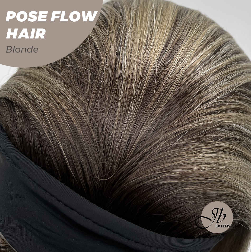 JBEXTENSION 18 Inches Blonde Headband Wig POSE FLOW HAIR - BLONDE