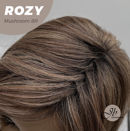 [FINAL SALE] JBEXTENSION 17 Inches Mushroom Brown Curly Women Fashion Full Machine Wig ROZY MUSHROOM BROWN【PLUS PERMATEASE】【BENDY EAR TABS】