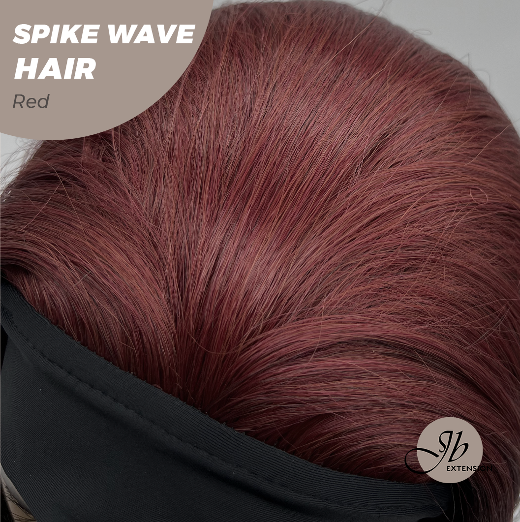 JBEXTENSION 24 Inches Long Wave Red Headband Wig SPIKE WAVE - RED