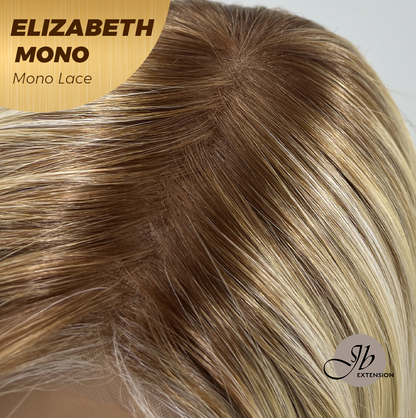 [FINAL SALE] JBEXTENSION ELIZABETH MONO Monofilament Handmade Wig 6X5 Full Monofilament Hand Tied Top Wig 20 Inches Sandy Blonde Mono Lace Wig With Anti-slip Silicone Strips Glueless Wig ELIZABETH MONO【BENDY EAR TABS】