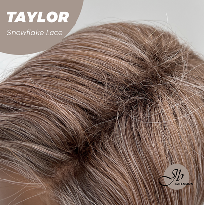 [FINAL SALE] JBEXTENSION 18 Inches Apricot Pre-Cut Snowflake Lace Frontlace Glueless Wig TAYLOR【PERMATEASE】【BENDY EAR TABS】- M/L